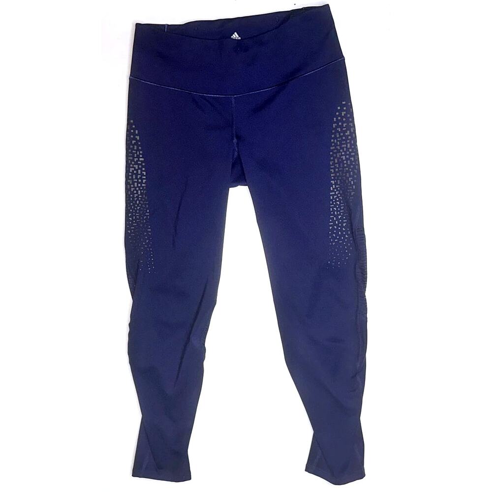Adidas Leggings Stretch Pull On High-Rise Athleisure Workout S